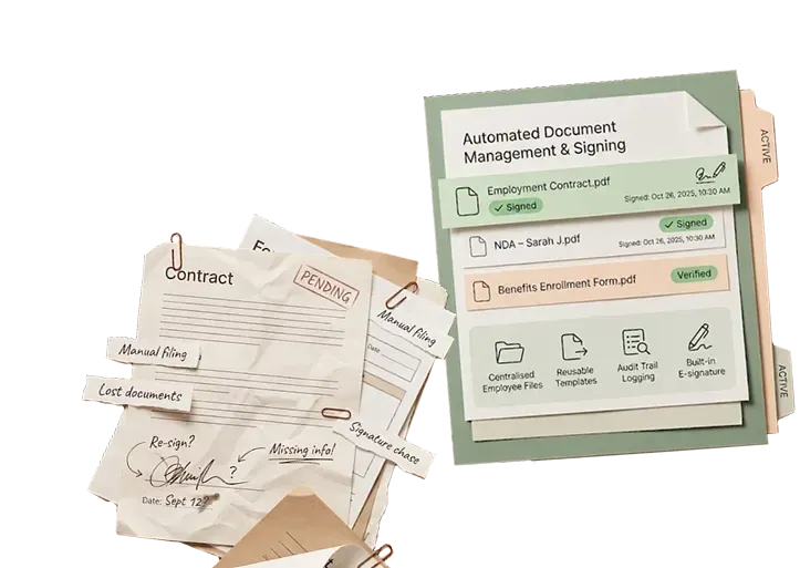 All employee documents,